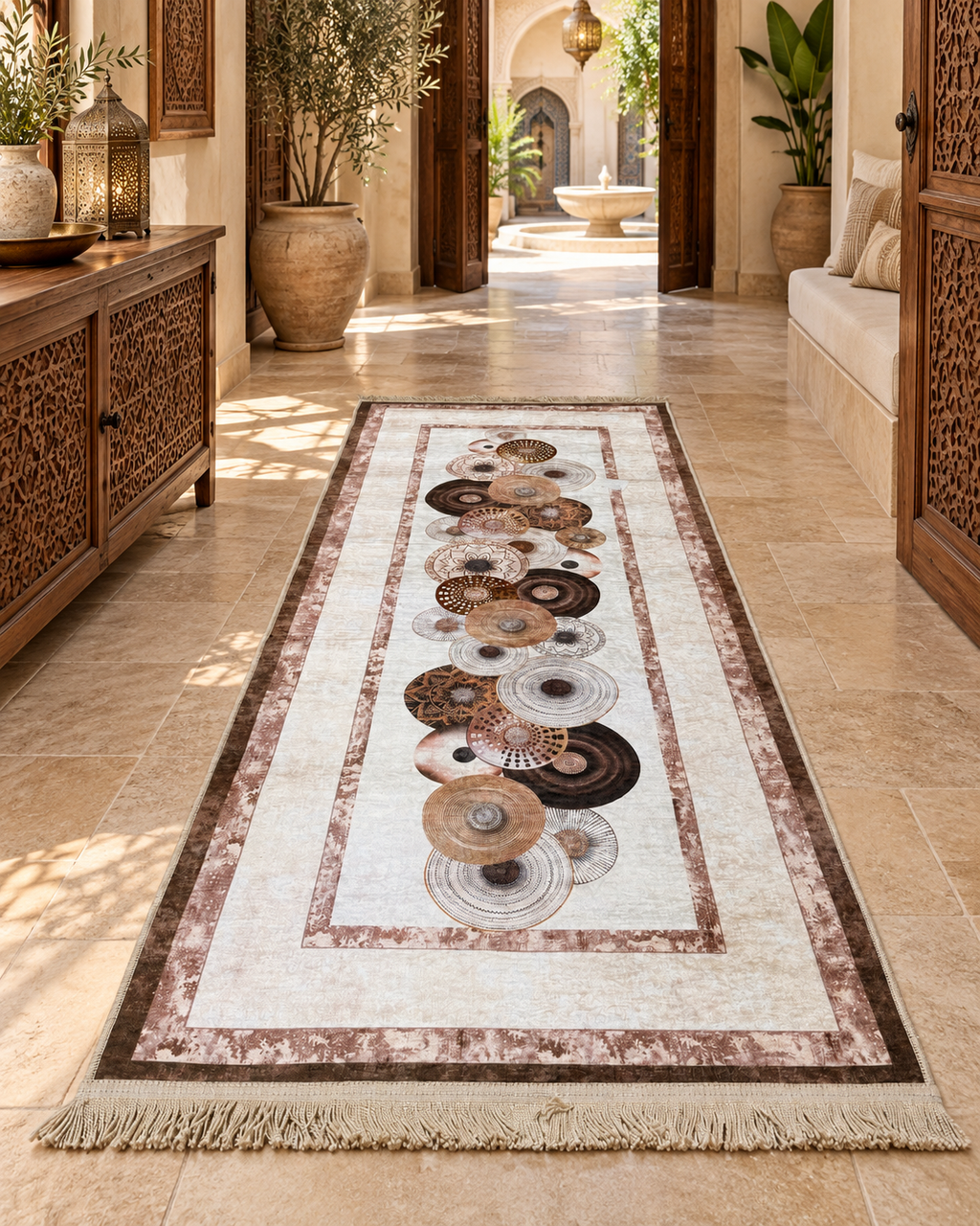 Tapis anti-tache couloir 2/80 — Modèle 2 — sans texte