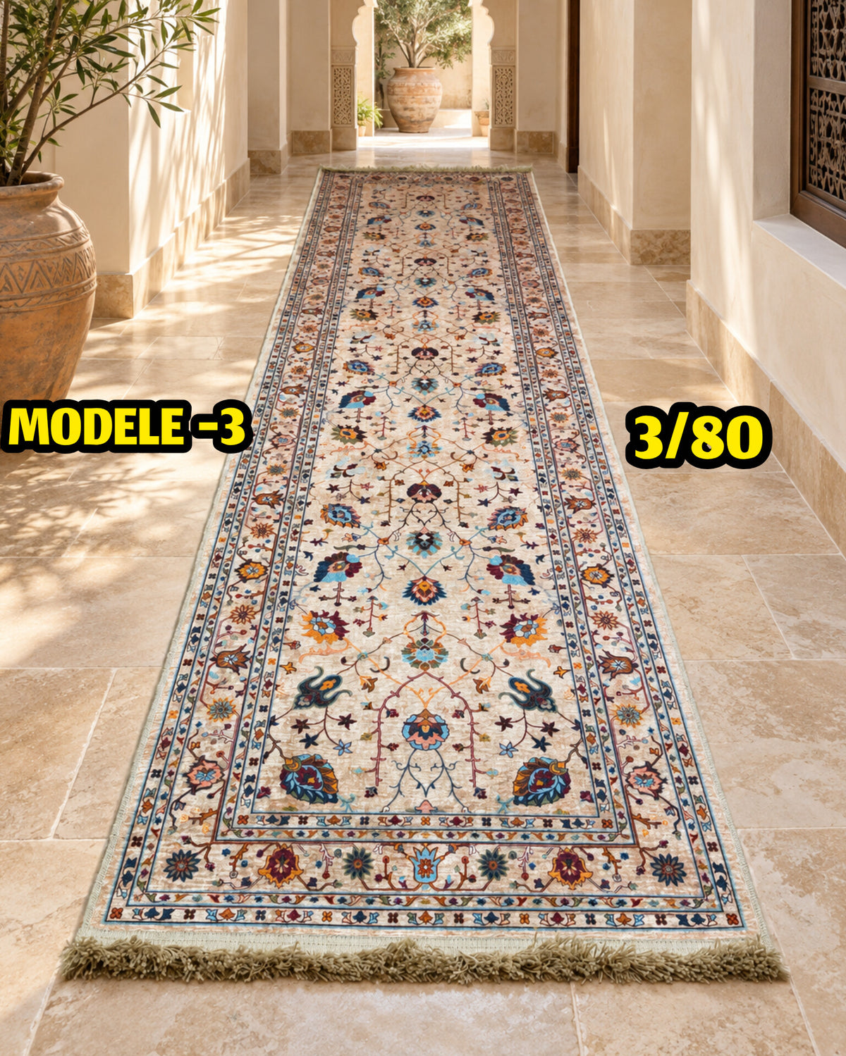 Tapis anti tache couloir 3/80 – Modèle 3