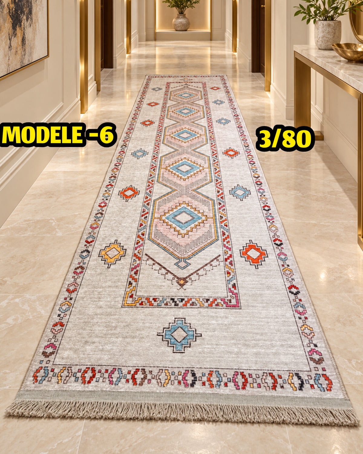 Tapis anti tache couloir 3/80 – Modèle 6
