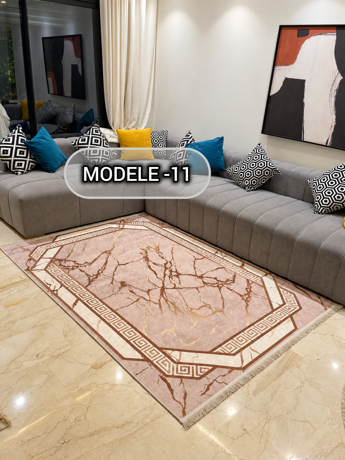 Tapis anti-tache séjour 230/160 — Modèle 11