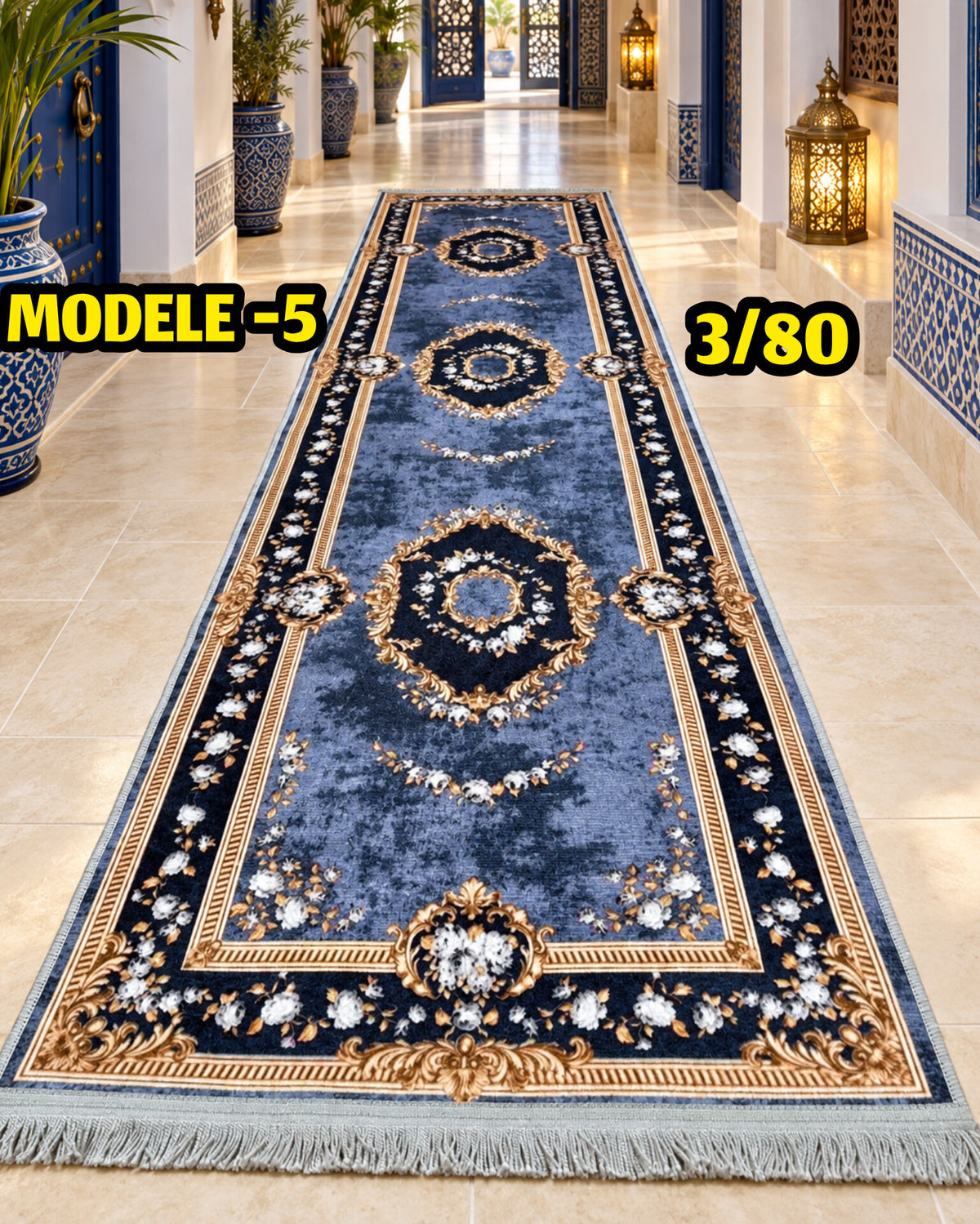 Tapis anti tache couloir 3/80 – Modèle 5