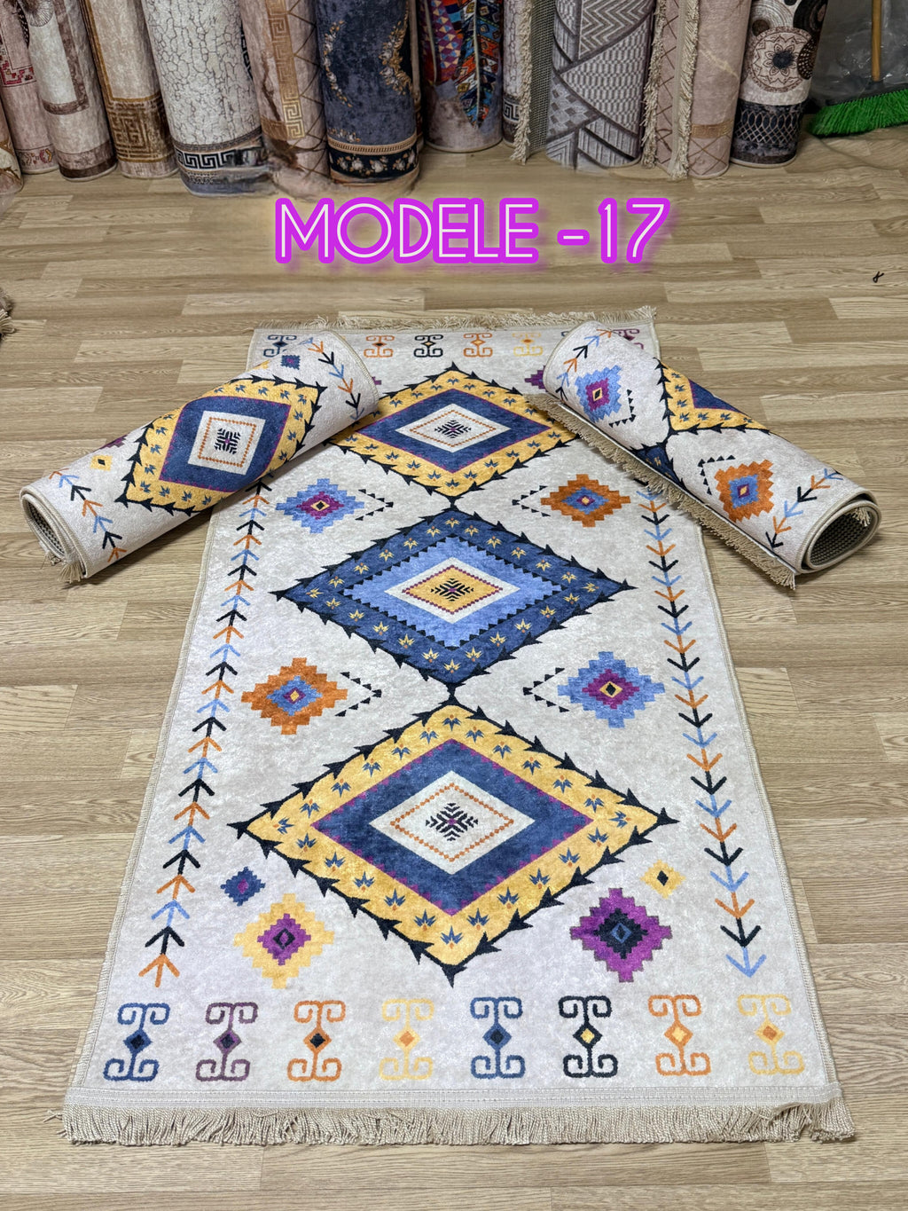 Tapis Anti Tache 3 Pièce(Cambre à Coucher)
