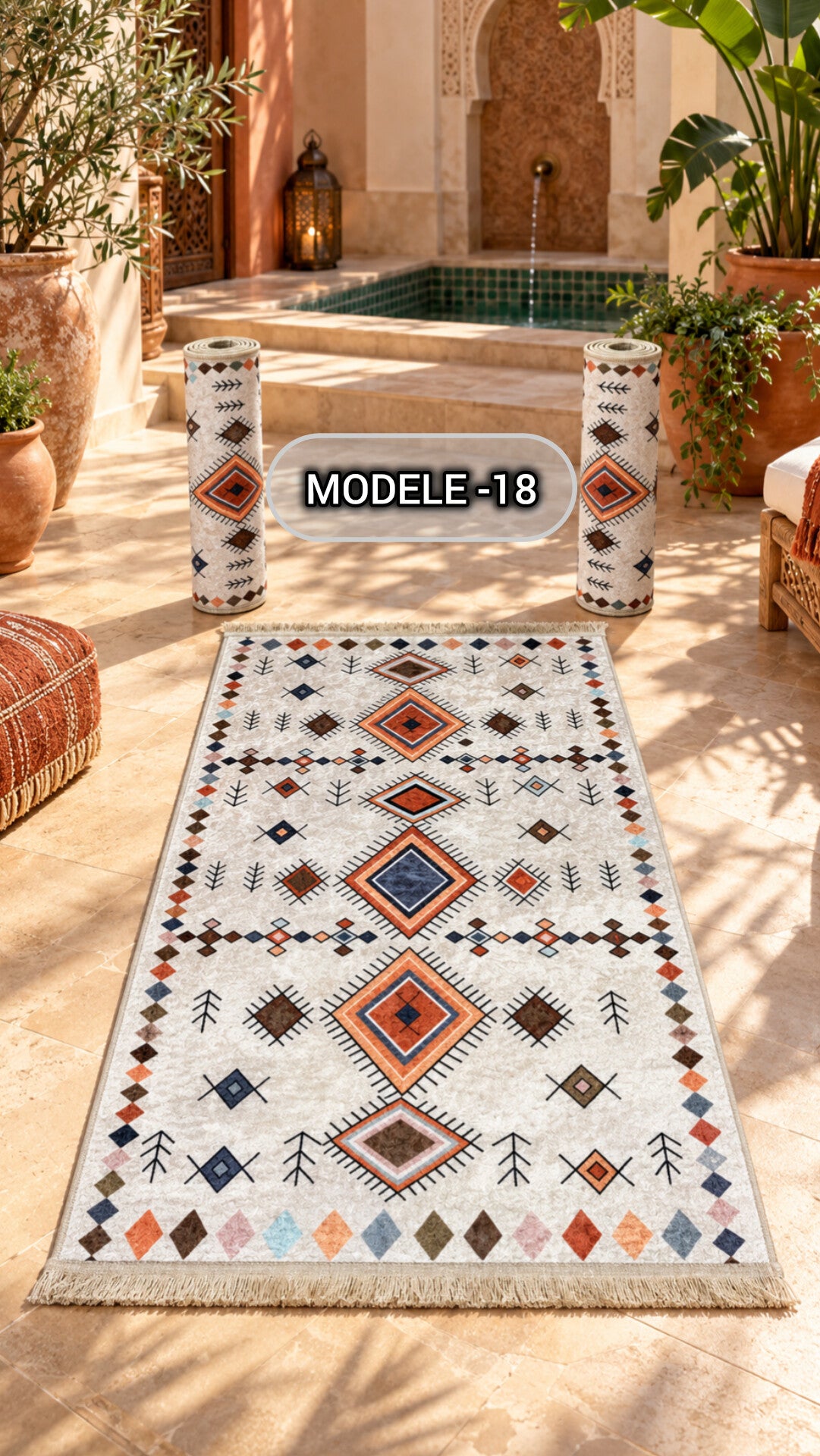 Tapis anti-tache 3 pièces — Modèle 18