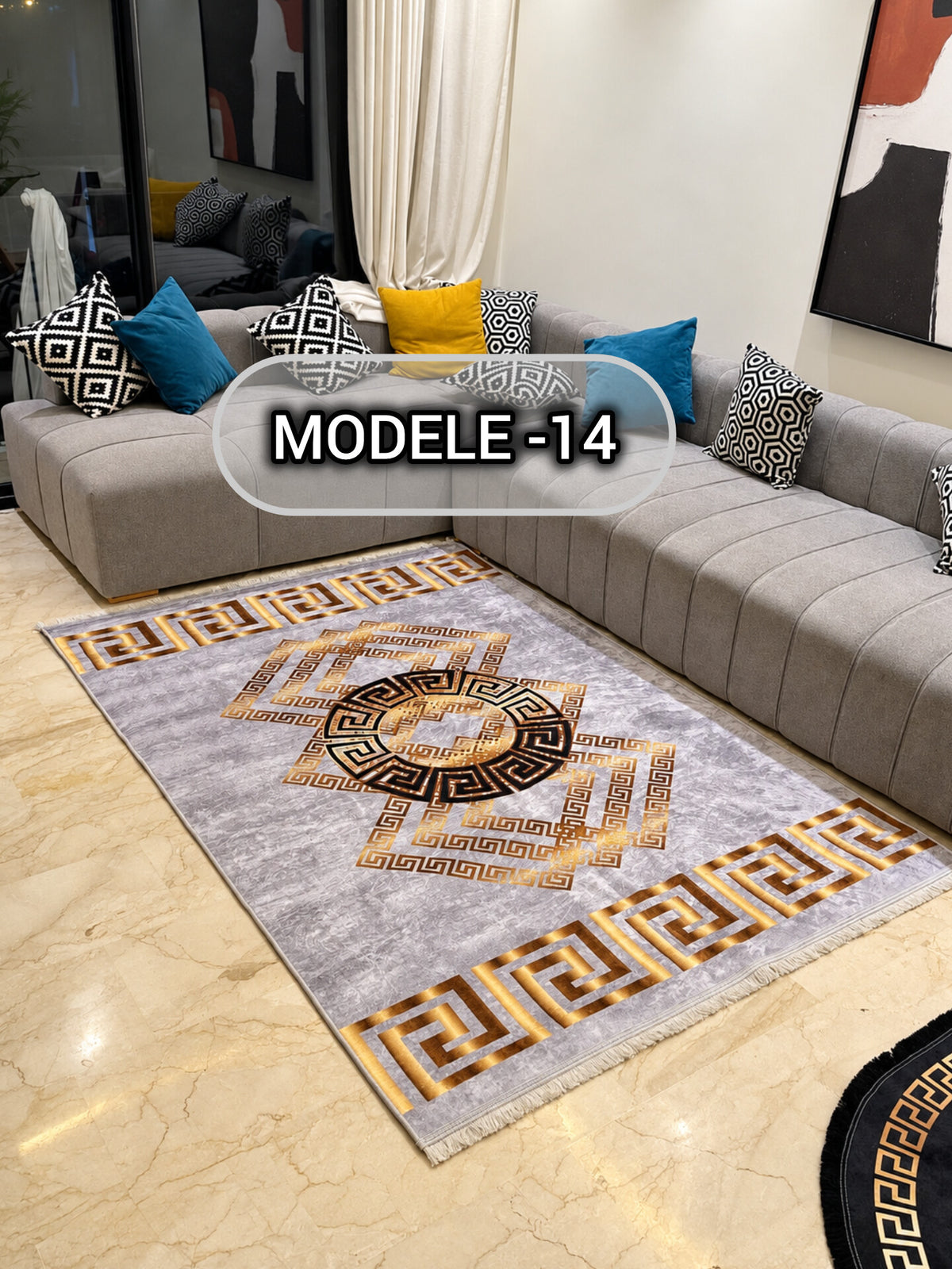 Tapis anti-tache séjour 230/160 — Modèle 14