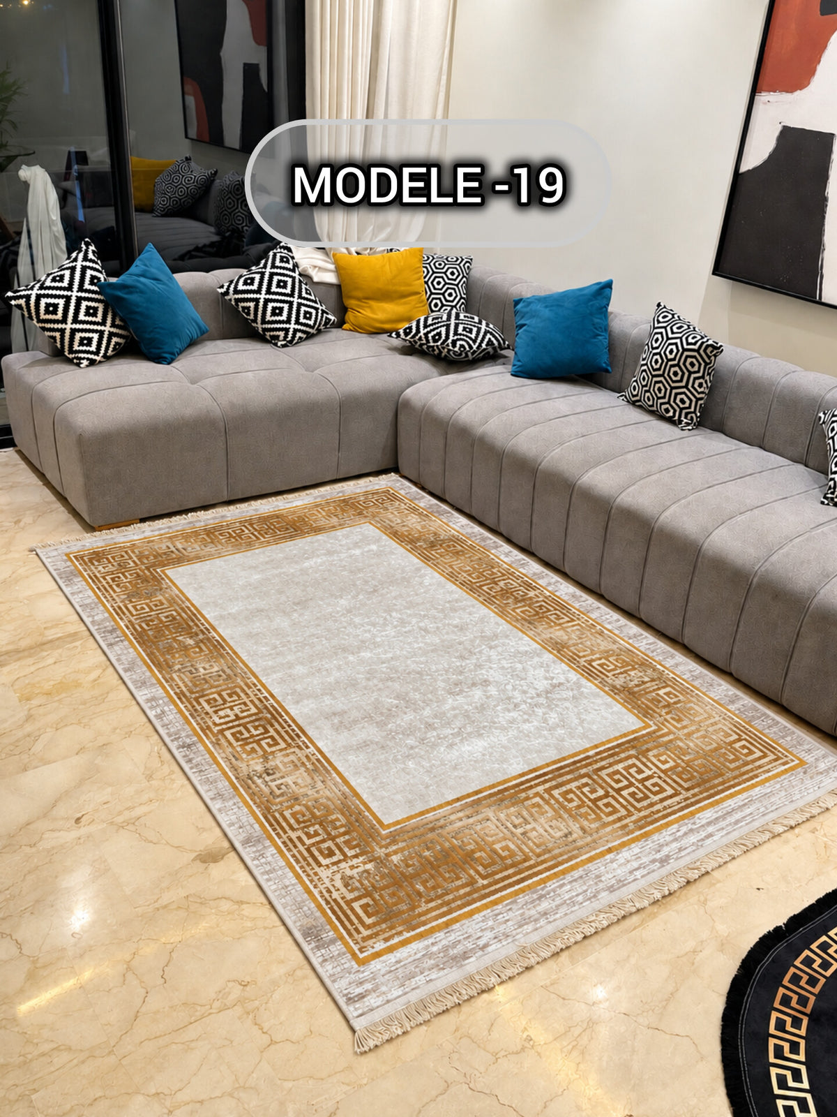 Tapis anti-tache séjour 230/160 — Modèle 19