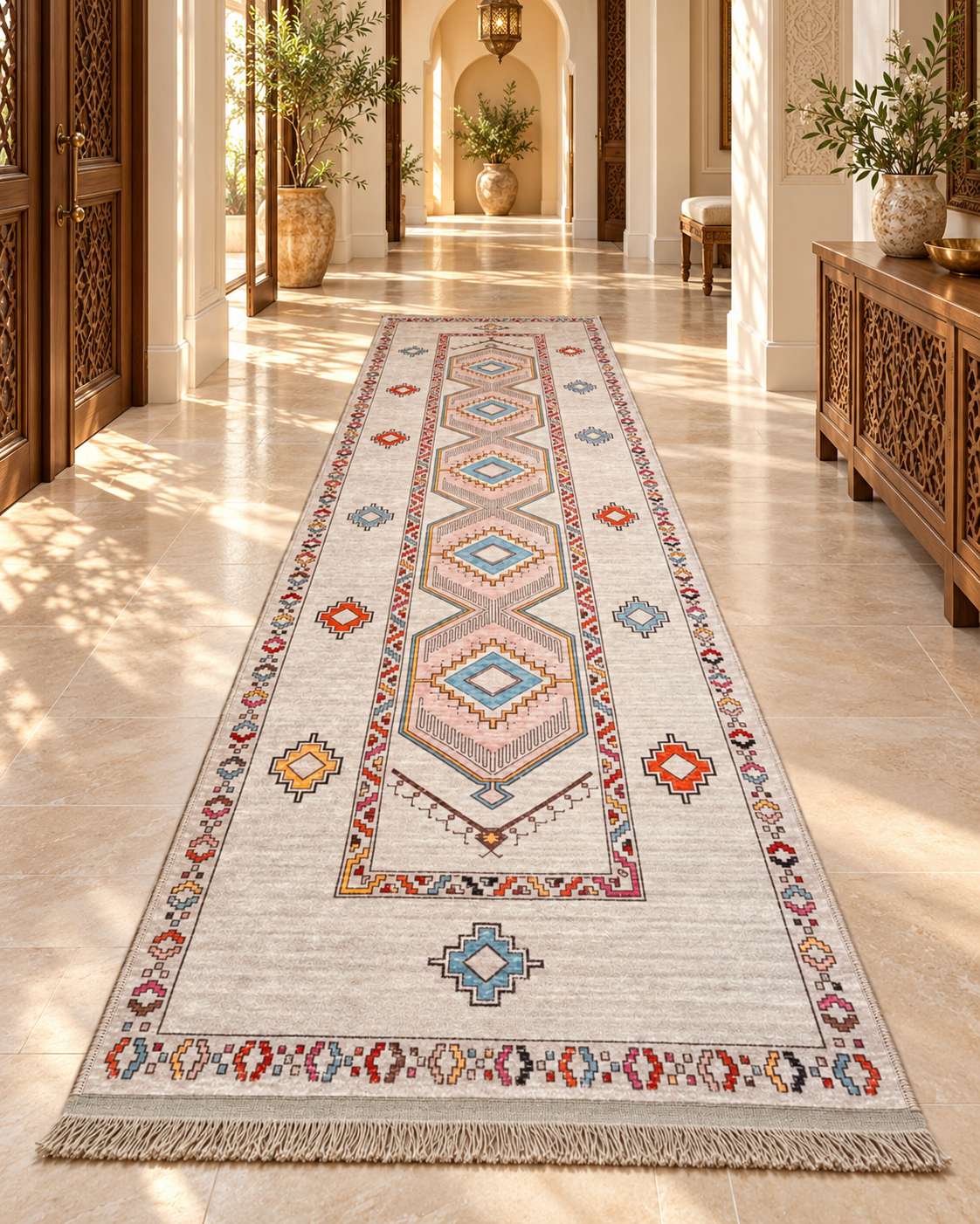 Tapis anti-tache couloir 3/80 — Modèle 6 — photo améliorée