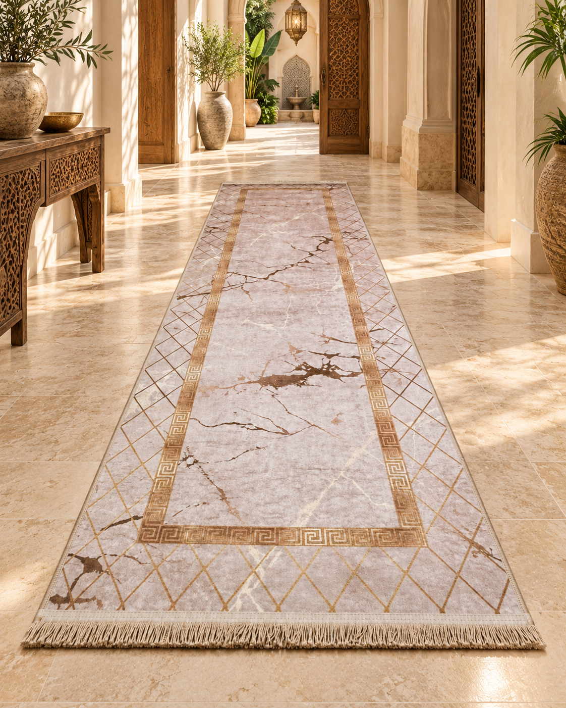 Tapis anti-tache couloir 3/80 — Modèle 9 — photo améliorée