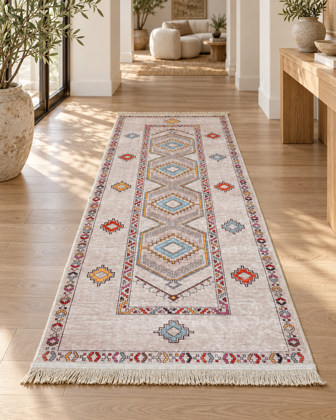 Tapis anti-tache couloir 2/80 — Modèle 6 — photo améliorée