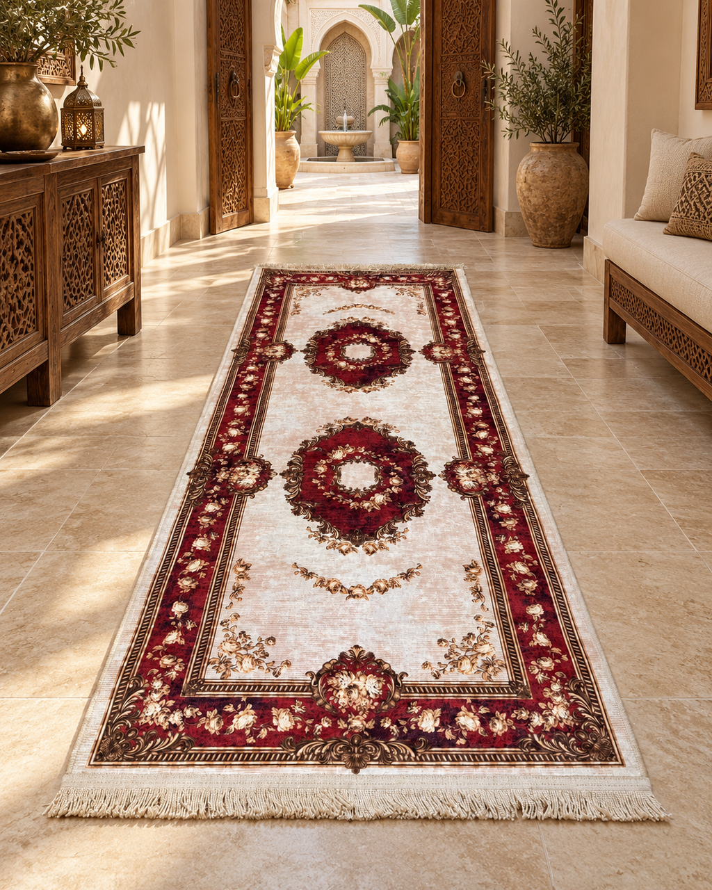 Tapis anti-tache couloir 2/80 — Modèle 7 — photo améliorée