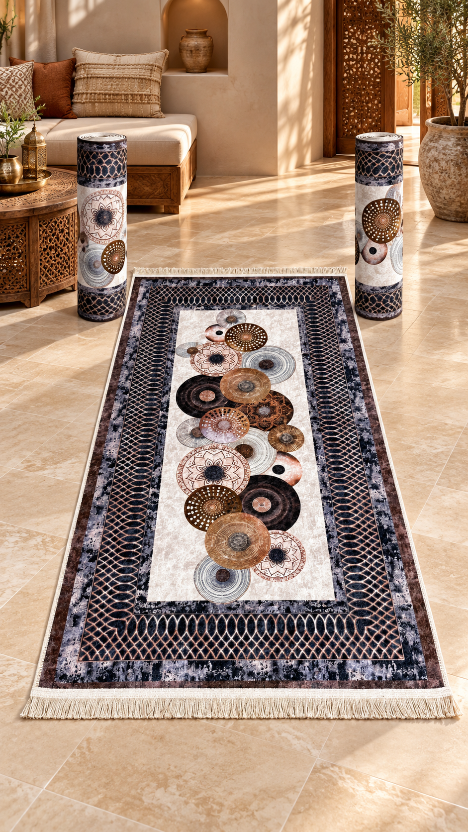 Tapis anti-tache 3 pièces — Modèle 1 — sans texte