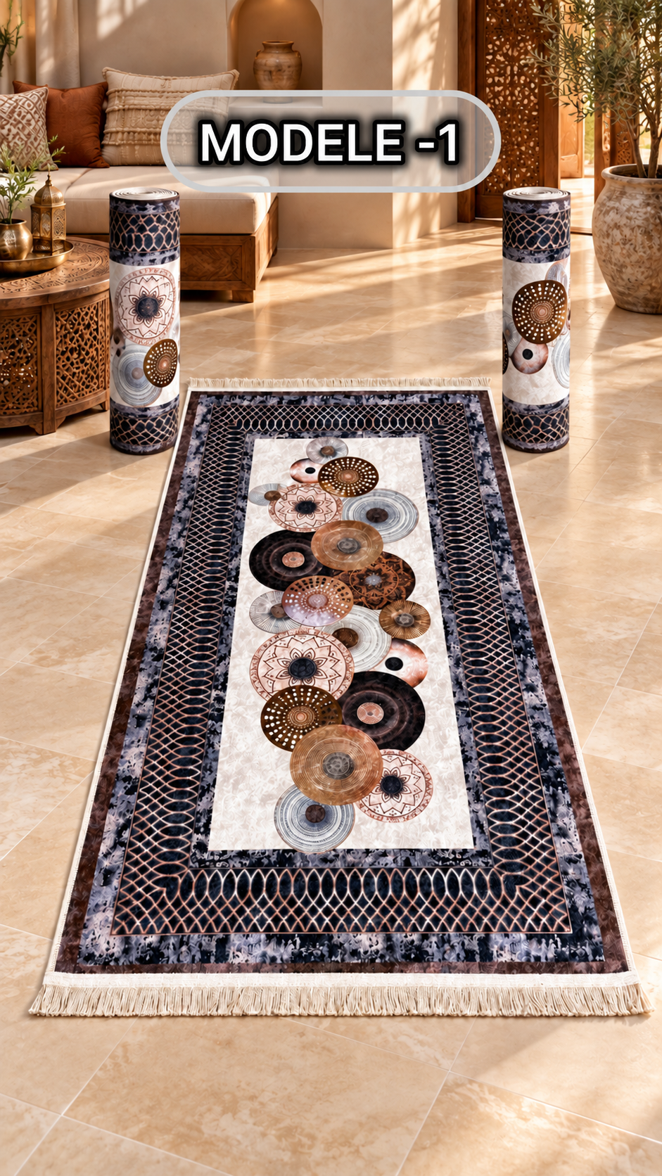 Tapis anti-tache 3 pièces — Modèle 1