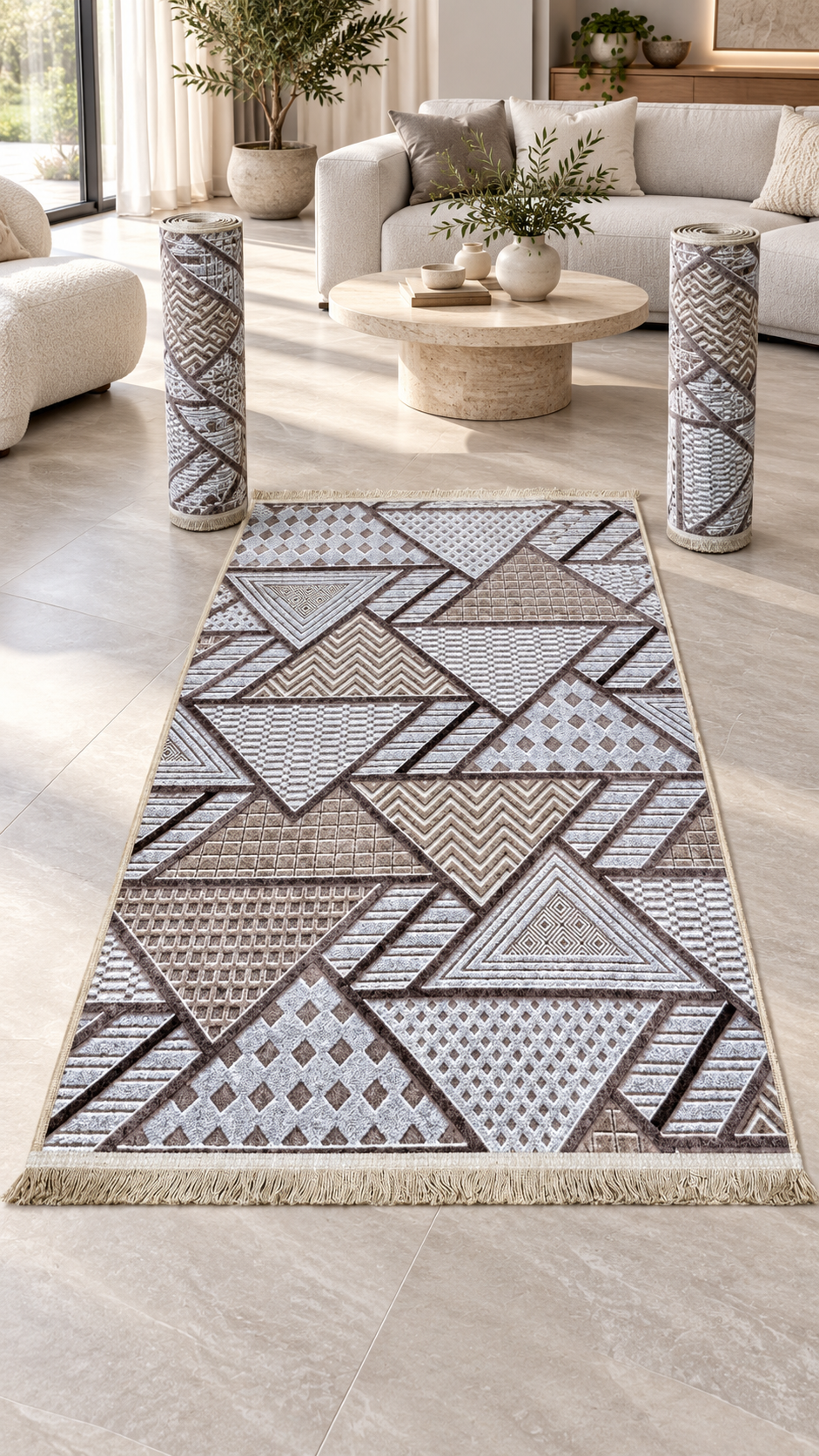 Tapis anti-tache 3 pièces — Modèle 12 — sans texte