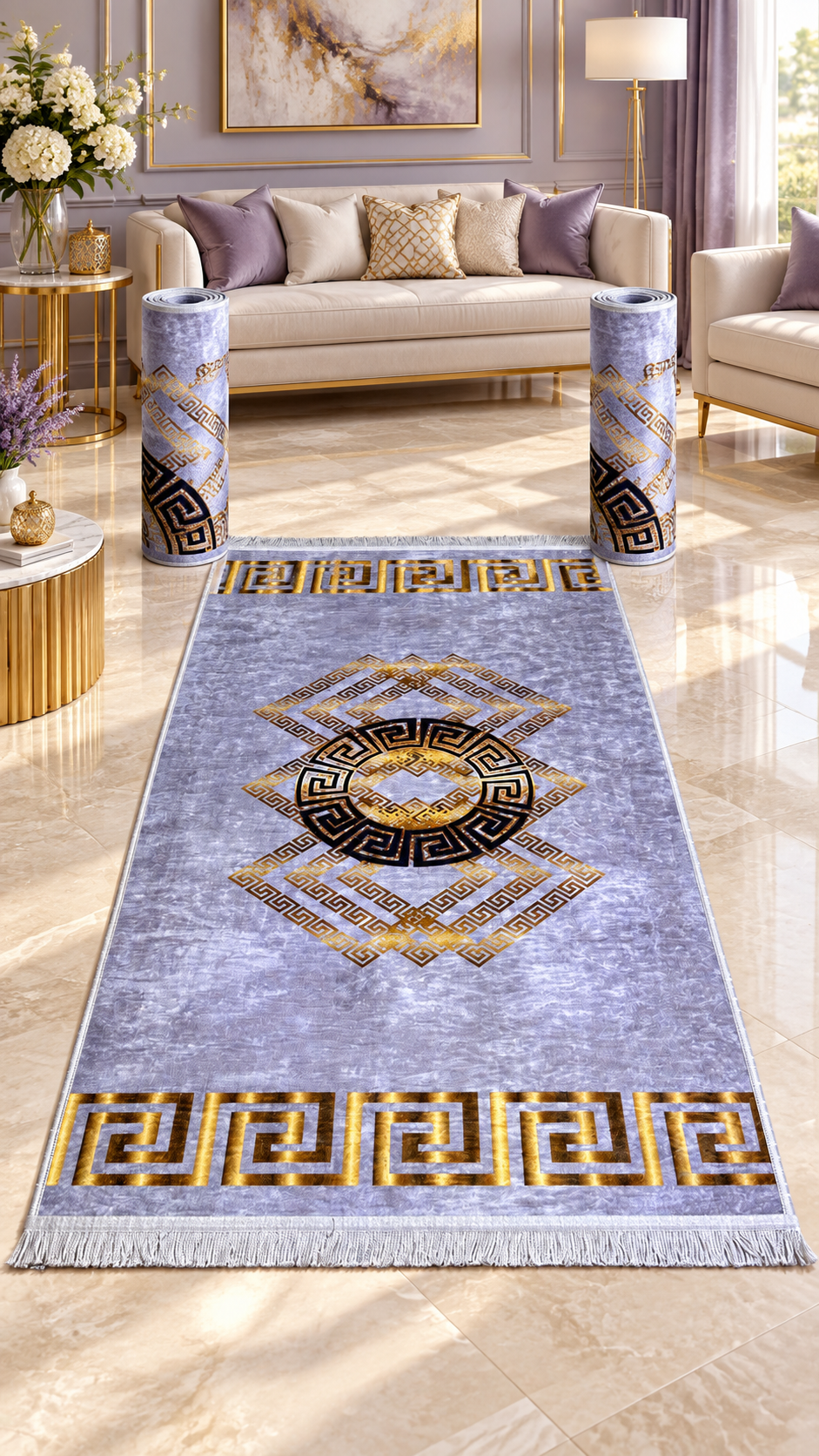 Tapis anti-tache 3 pièces — Modèle 14 — sans texte