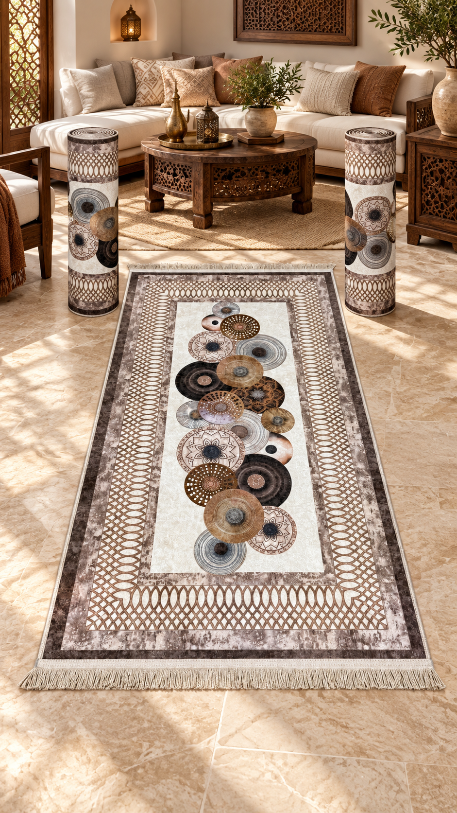 Tapis anti-tache 3 pièces — Modèle 2 — sans texte