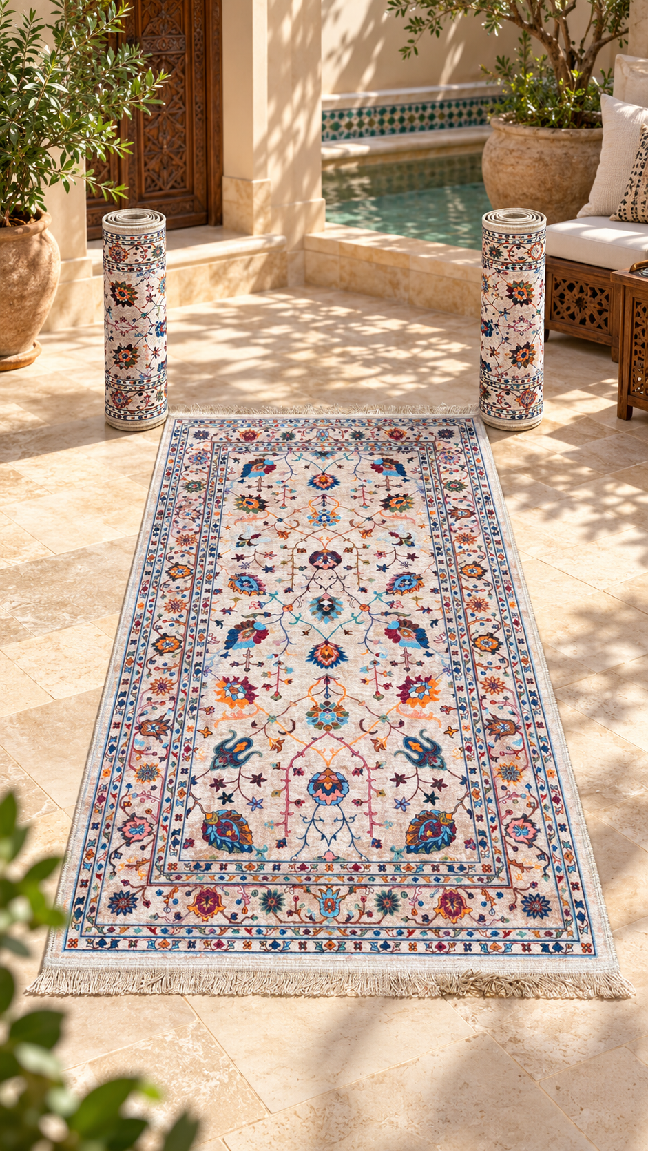 Tapis anti-tache 3 pièces — Modèle 3 — sans texte