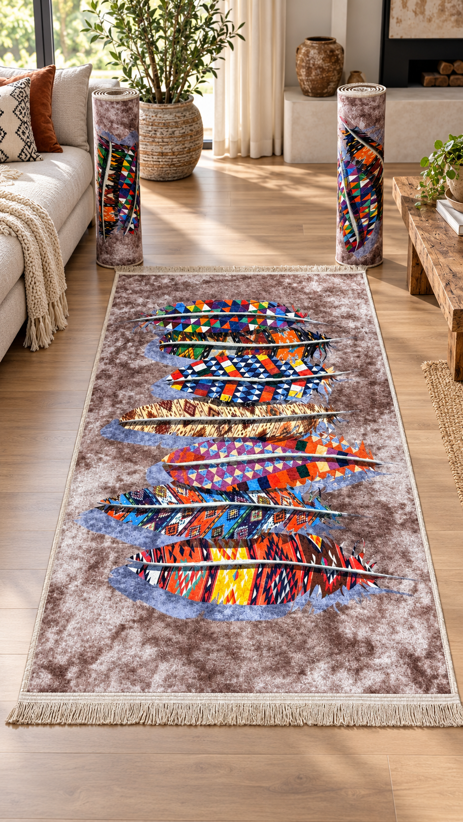 Tapis anti-tache 3 pièces — Modèle 4 — sans texte