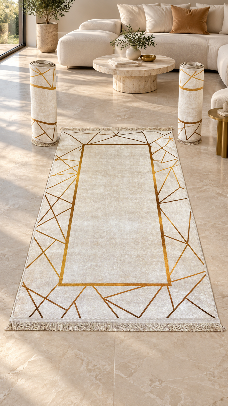 Tapis anti-tache 3 pièces — Modèle 8 — sans texte