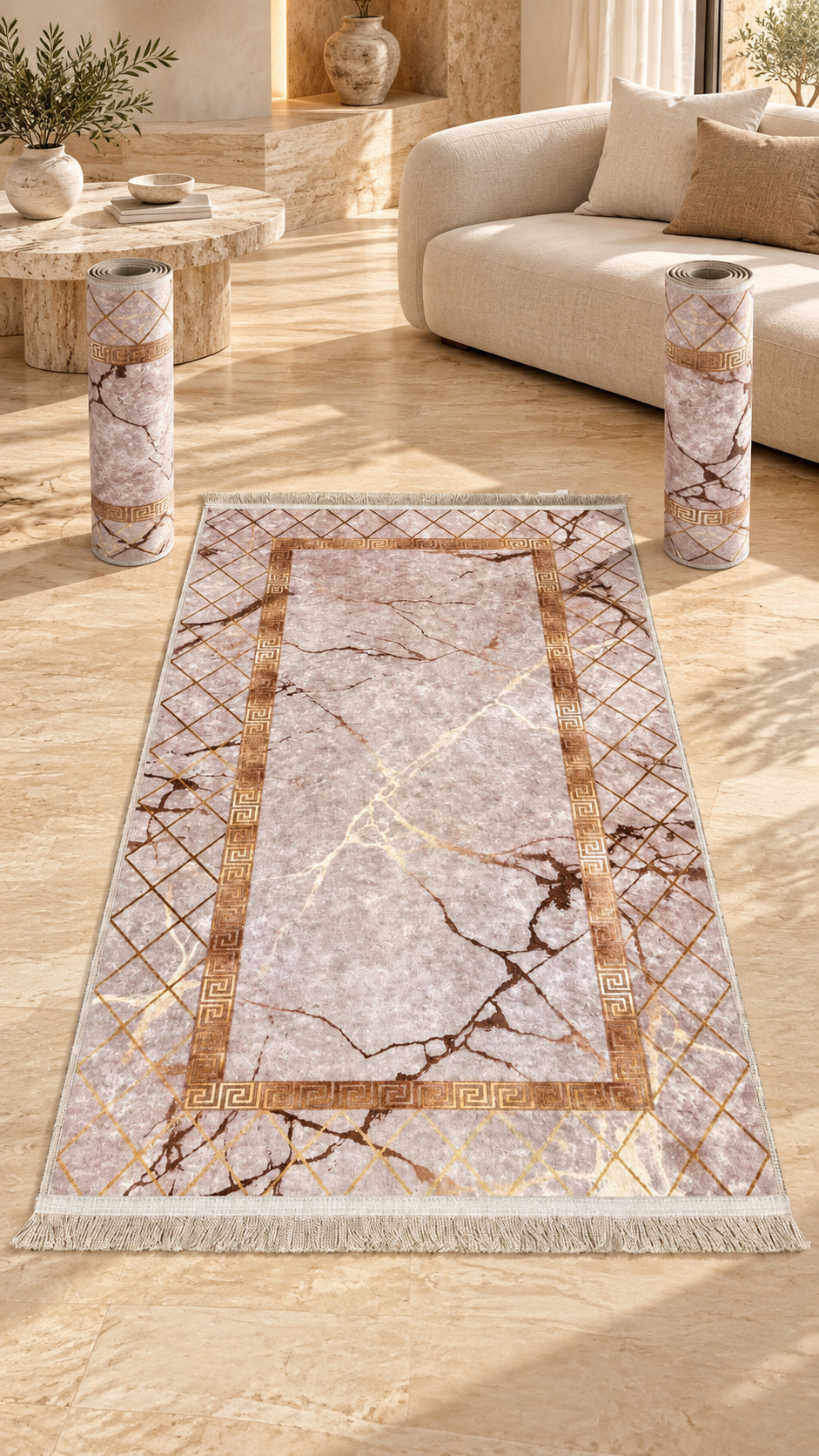 Tapis anti-tache 3 pièces — Modèle 9 — sans texte